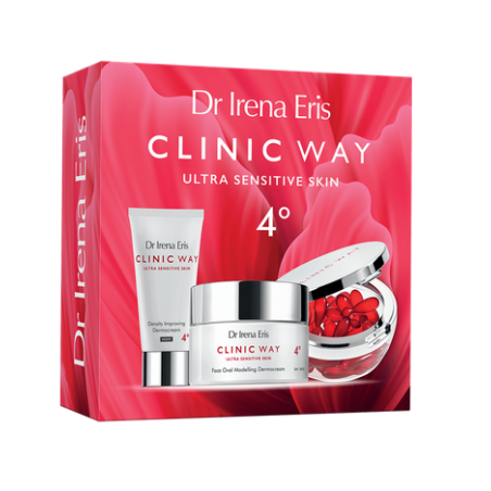 Dr Irena Eris Clinic Way Zestaw 4° Dermokrem SPF20 50ml + Dermokrem na noc 30ml + Dermokapsułki Rewitalizujące 30 kapsułek