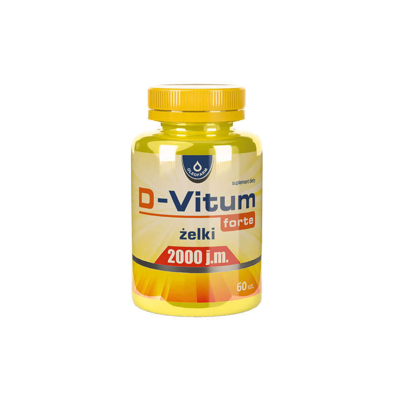 D-Vitum forte 2000 j.m. 60 żelków