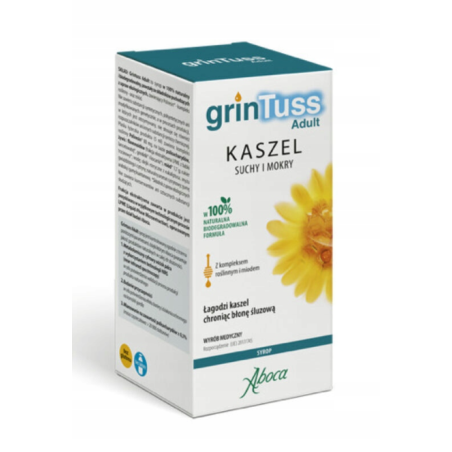 GrinnTuss Adult Syrop na kaszel dla dorosłych 180g