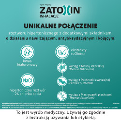 ZATOXIN INHALACJE hipertoniczny roztwór do inhalacji 10 fiolek po 3ml