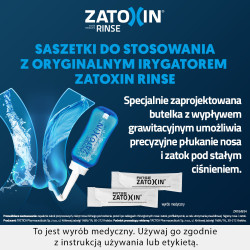 Zatoxin Rinse Zestaw uzupełniający do płukania nosa i zatok 30 saszetek