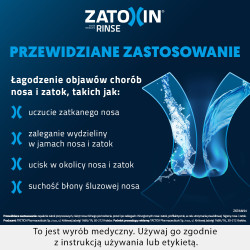 Zatoxin Rinse Zestaw uzupełniający do płukania nosa i zatok 30 saszetek