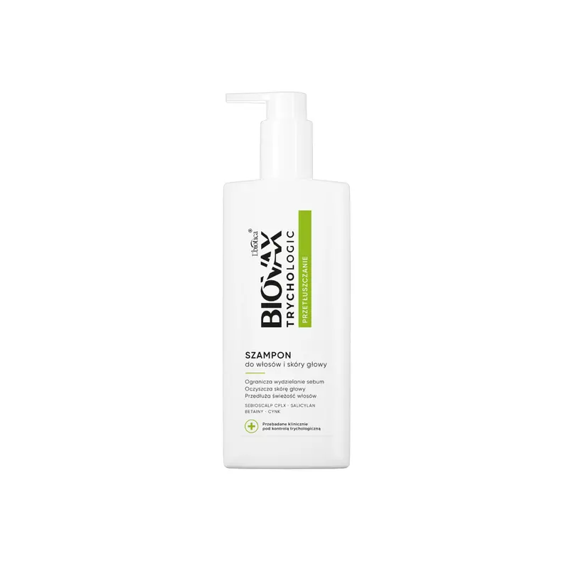 Biovax Trychologic Szampon do włosów przetłuszczających się 200ml