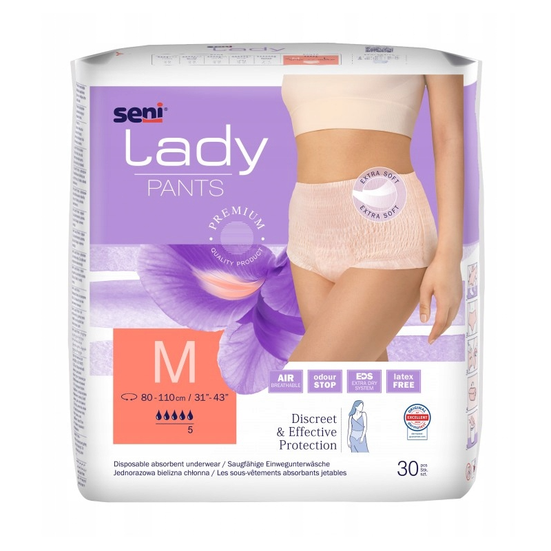 Seni Lady Pants Majki chłonne M 30 sztuk