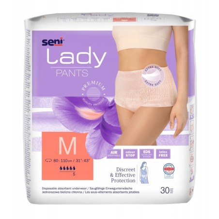 Seni Lady Pants Majki chłonne M 30 sztuk