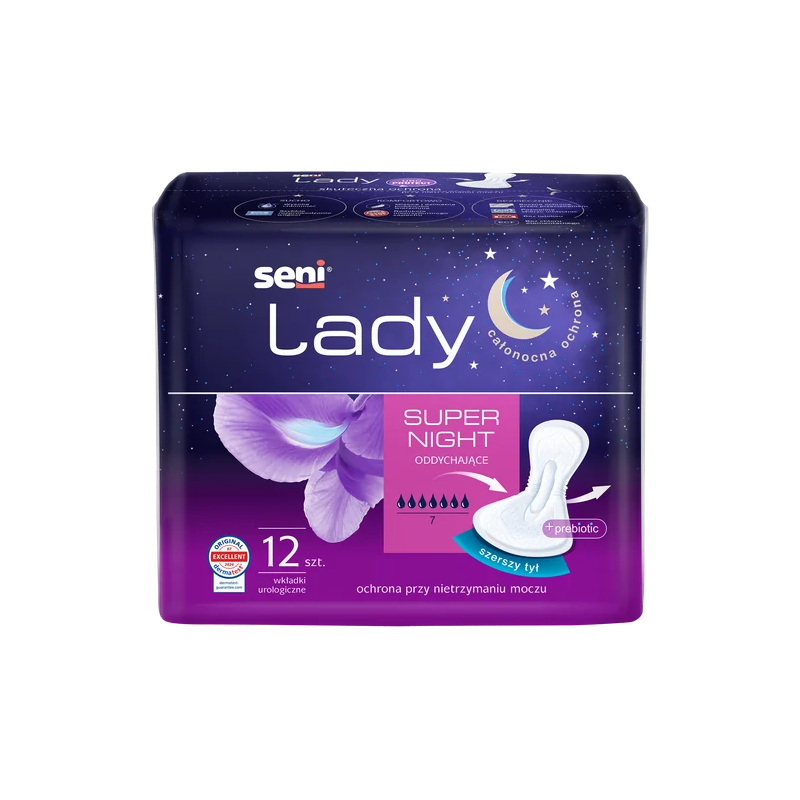 Seni Lady Super Night wkładki urologiczne 12 sztuk