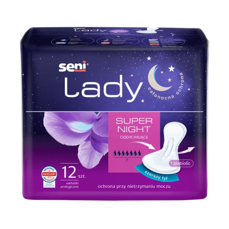 Seni Lady Super Night wkładki urologiczne 12 sztuk