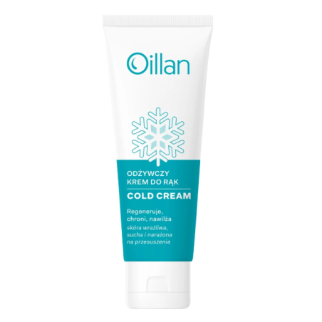 Oillan Cold Cream odżywczy krem do rąk skóra wrażliwa, sucha i narażona na przesuszenia 50ml