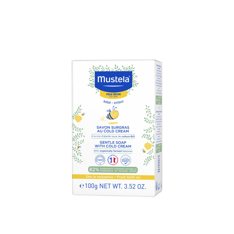 Mustela Bebe Delikatne mydło z Cold Cream od urodzenia 100g