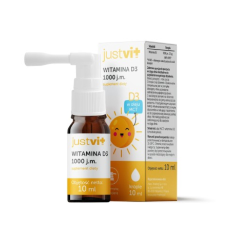 Justvit Witamina D3 1000 j.m. 10ml