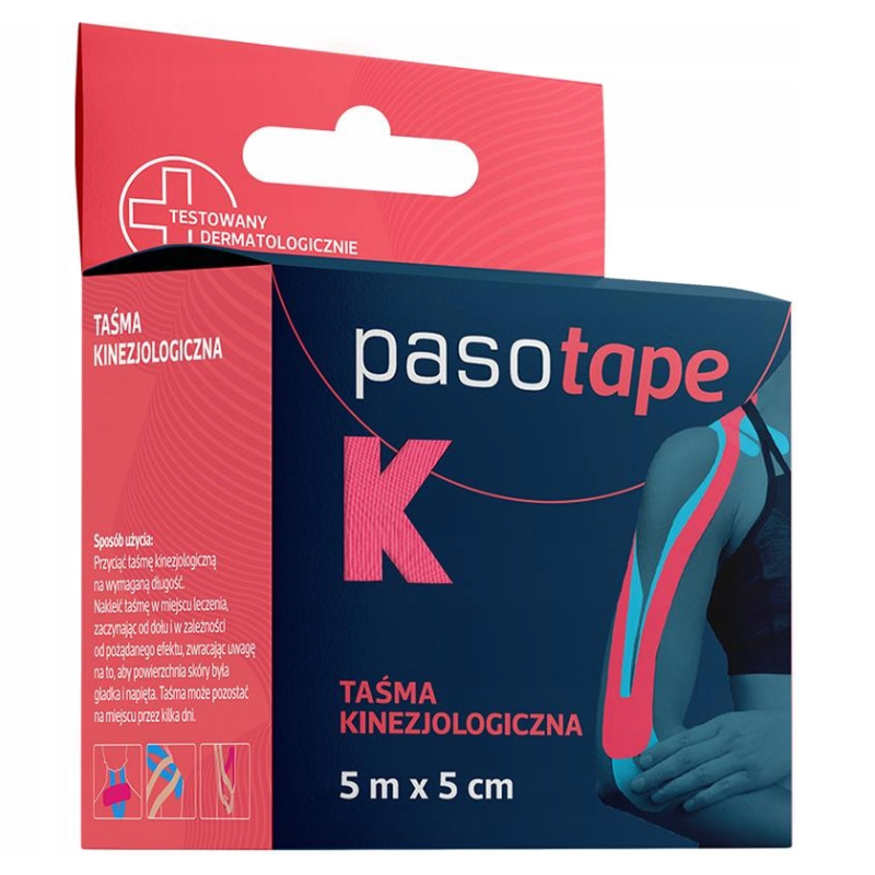 Pasotape Taśma różowa 5mx5cm