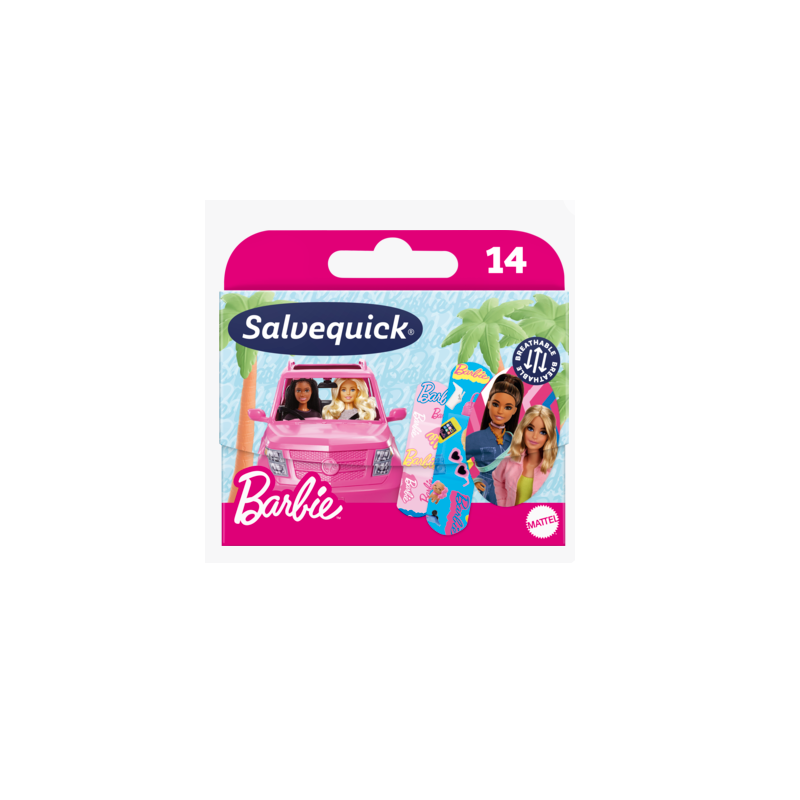 Salvequick Barbie Plastry 14 sztuk