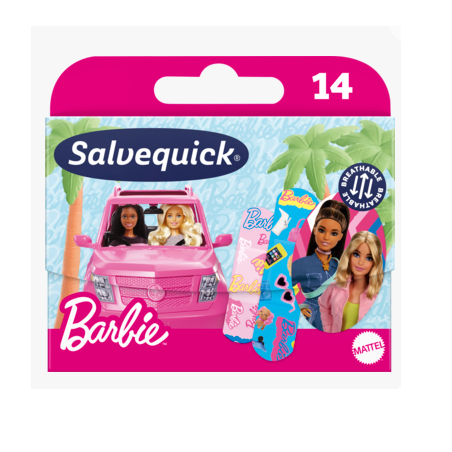 Salvequick Barbie Plastry 14 sztuk