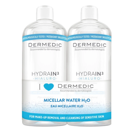 Dermedic Hydrain3 Płyn micelarny 2x500ml