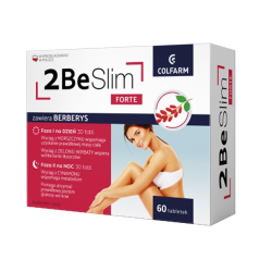 2Be Slim Forte tabletki na dzień i tabletki na noc 30 sztuk + 30 sztuk