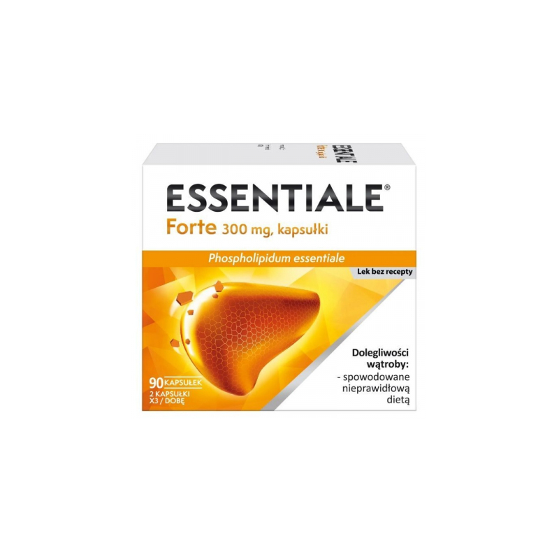 Essentiale Forte 300mg na wątrobę 90 kapsułek