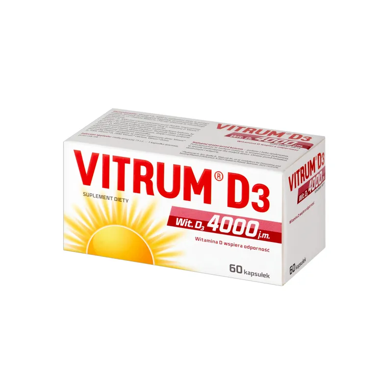 Vitrum D3 4000j.m. 60 kapsułek