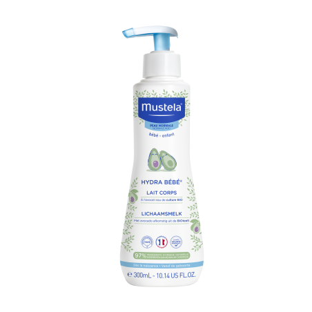 Mustela Hydra Bebe mleczko do ciała z organicznym awokado 300ml