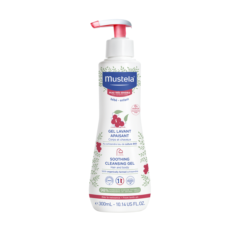 Mustela Łagodzący żel do mycia 300ml