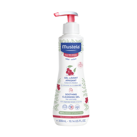 Mustela Łagodzący żel do mycia 300ml