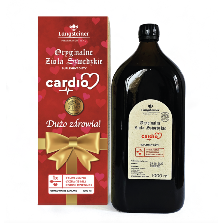 Langsteiner Oryginalne Zioła Szwedzkie Cardio 1000ml