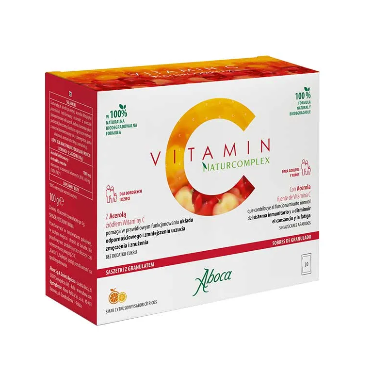 Vitamin C Naturcomplex smak cytrusowy 5 g x 20 saszetek