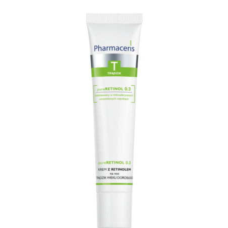 Pharmaceris T pureRETINOL 0.3 Krem z retinolem trądzik wieku dorosłego na noc 40ml