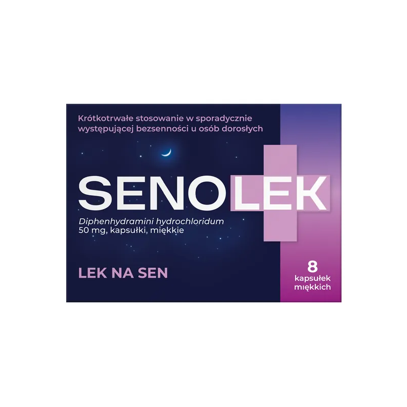 Senolek 50mg 8 kapsułek miękkich