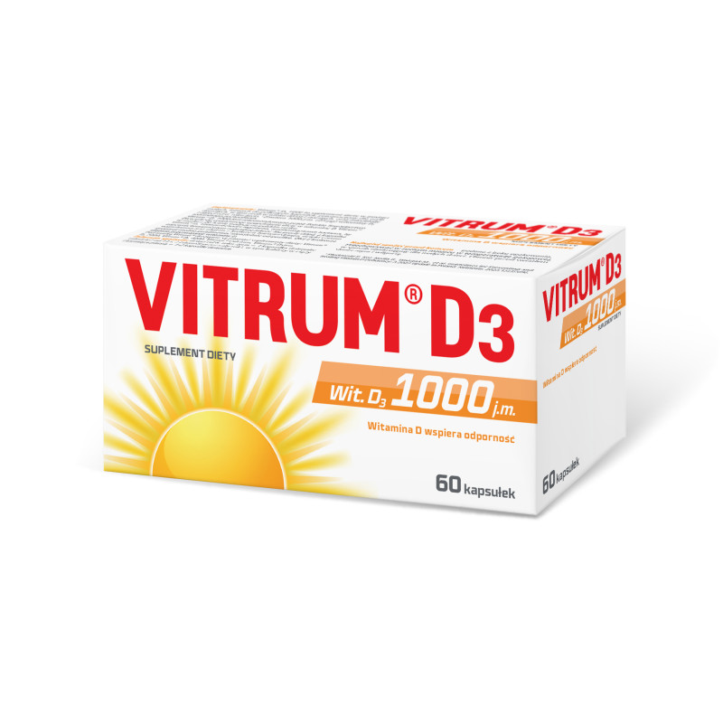 Vitrum D3 1000, 60 kapsułek