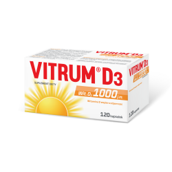 Vitrum D3 1000, 120 kapsułek