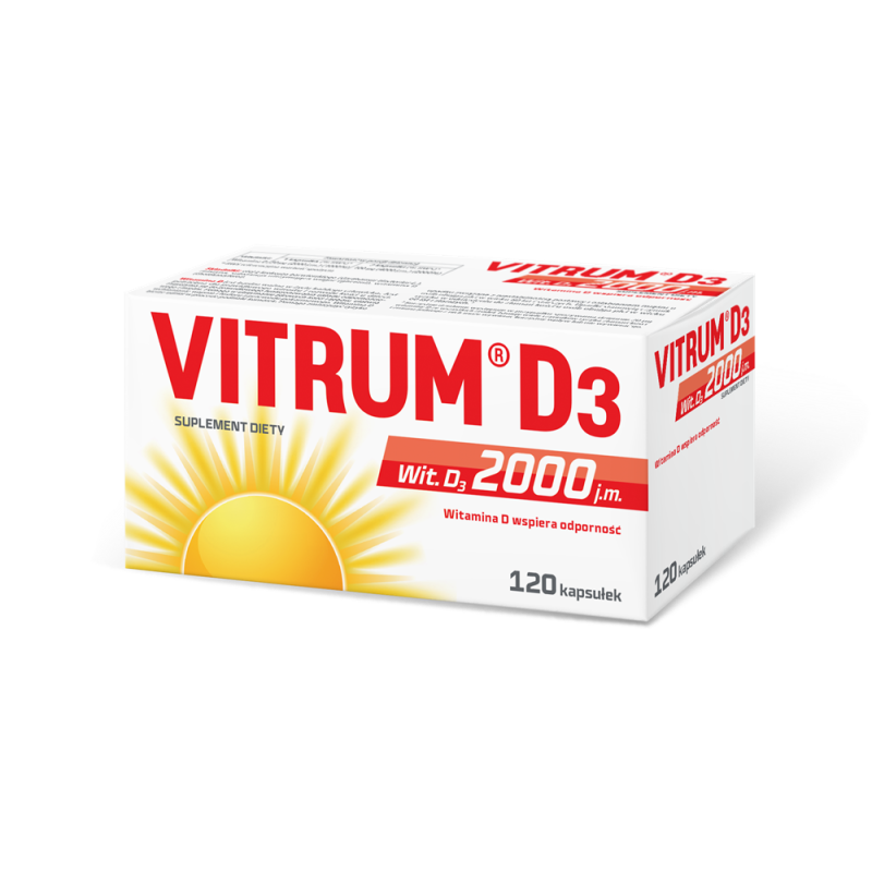 Vitrum D3 2000, 120 kapsułek