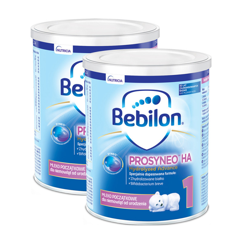 Bebilon Prosyneo HA1 mleko początkowe Hydrolyzed Advance ZESTAW 2x400g