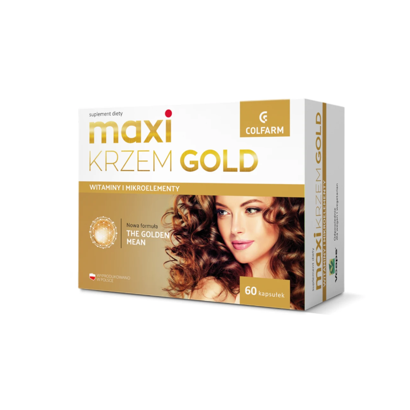 Maxi Krzem Gold 60 kapsułek Colfarm