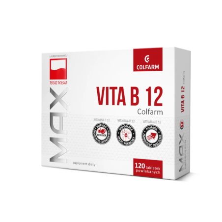 Max Vita B12, 120 tabletek Colfarm