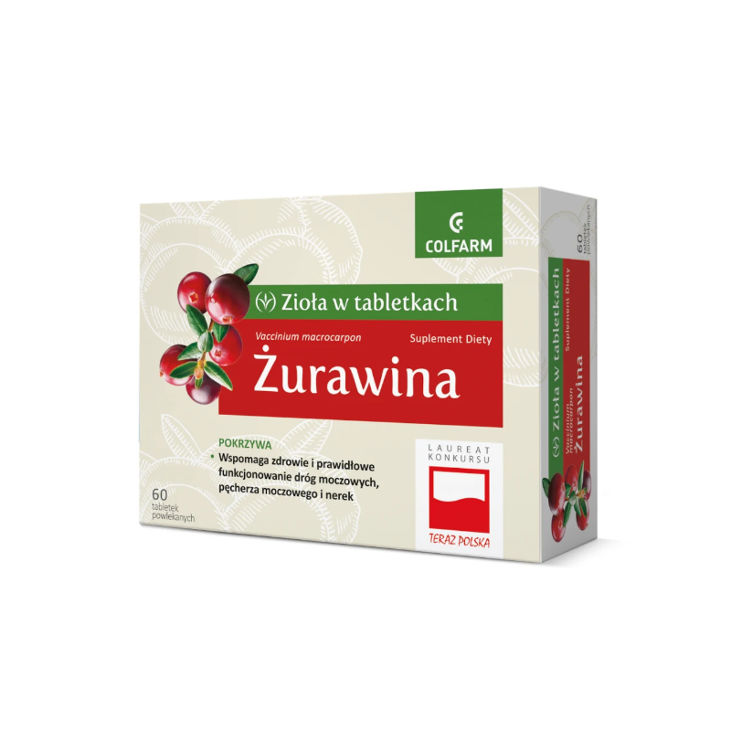 Żurawina 60 tabletek Colfarm