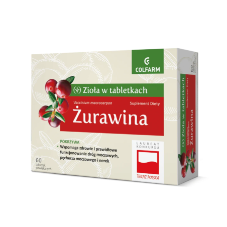 Żurawina 60 tabletek Colfarm