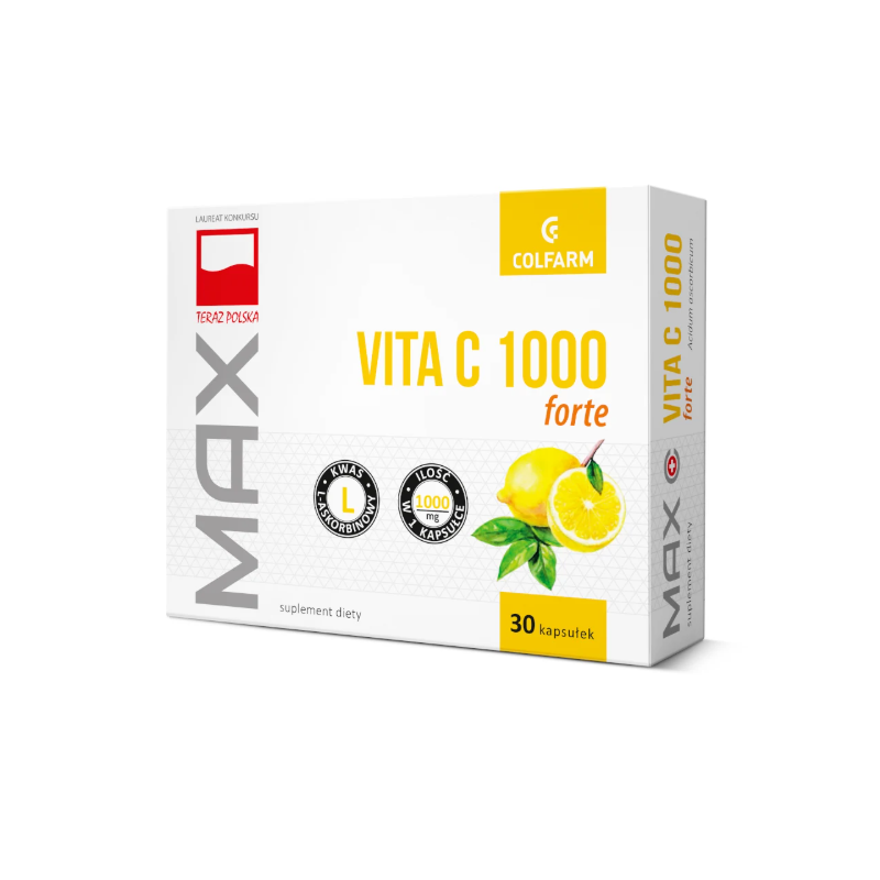 Max Vita C 1000 Forte 30 kapsułek Colfarm