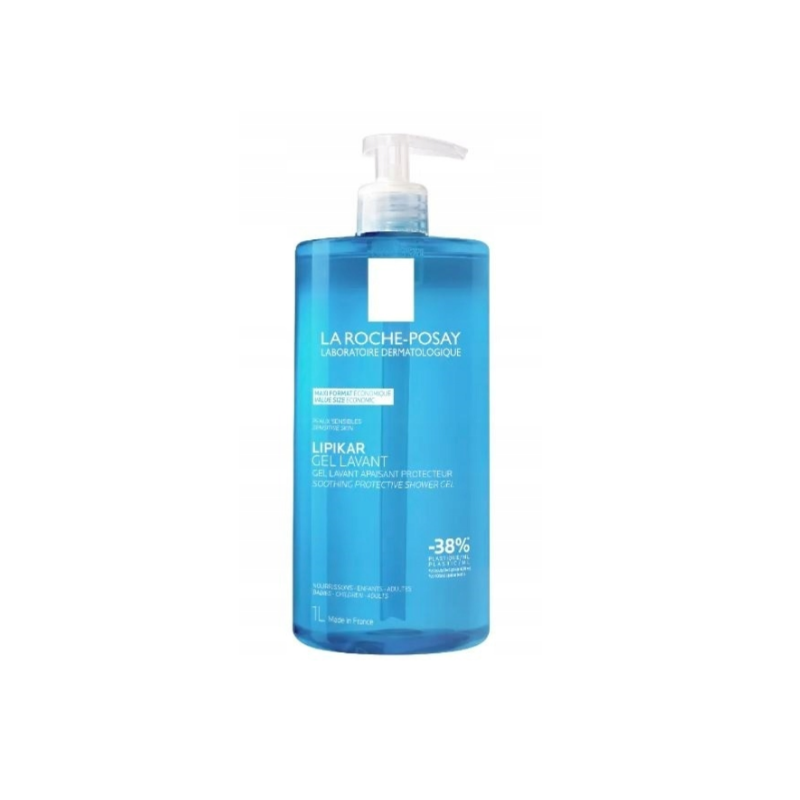 La Roche-Posay Lipikar Gel kojący i ochronny żel do mycia twarzy i ciała 1L