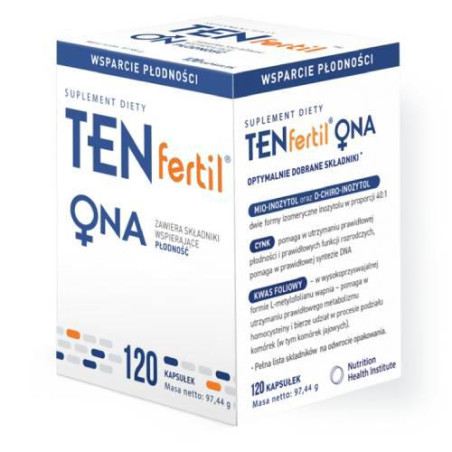 TENfertil ONA Wsparcie Płodności Kobiet 120kapsułek