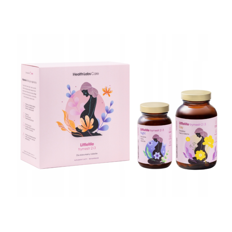 Health Labs Care LittleMe trymestr 2 i 3 dla dobra mamy i dziecka 150 kapsułek