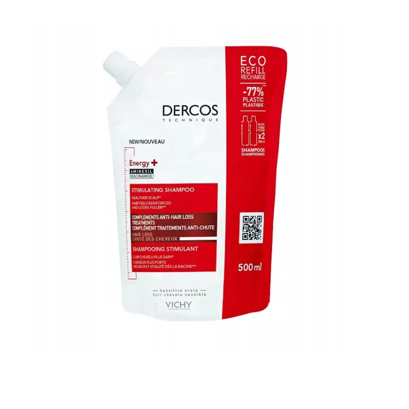 Vichy Dercos Energy+ Shampoo Eco Refill 500ml