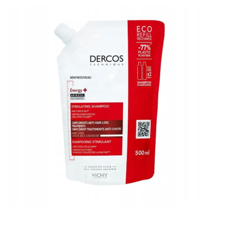 Vichy Dercos Energy+ Shampoo Eco Refill 500ml