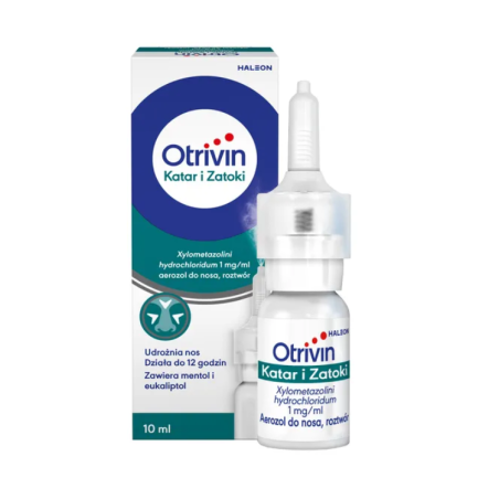 Otrivin Katar i zatoki 1mg/1ml aerozol do nosa 10ml