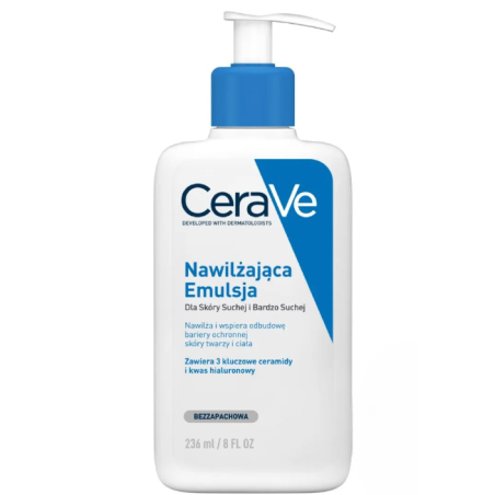 CeraVe Nawilżająca emulsja do skóry normalnej, suchej i bardzo suchej 236ml