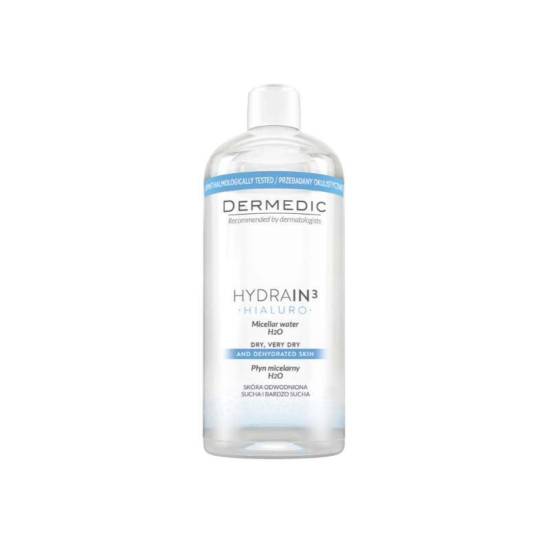 DERMEDIC HYDRAIN 3 HIALURO płyn micelarny H2O 500ml