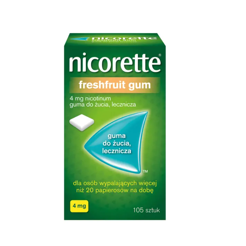 NICORETTE FreshFruit Gum 4mg 105 sztuk