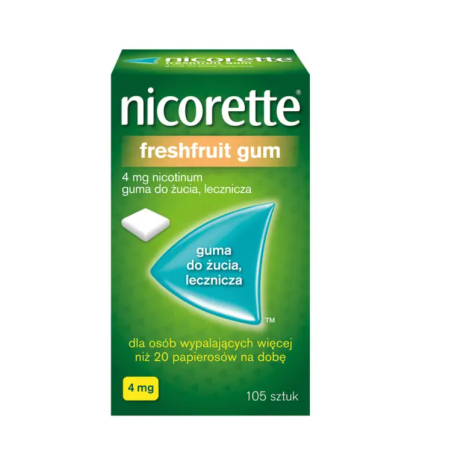 NICORETTE FreshFruit Gum 4mg 105 sztuk