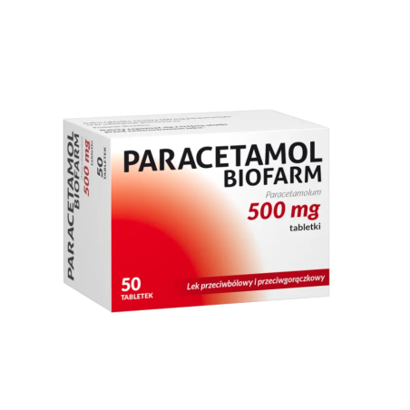 Paracetamol Biofarm 500mg 50 tabletek