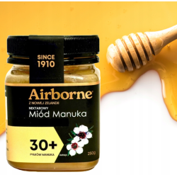 Airborne Miód Manuka 30+ Naturalny Miód 250g