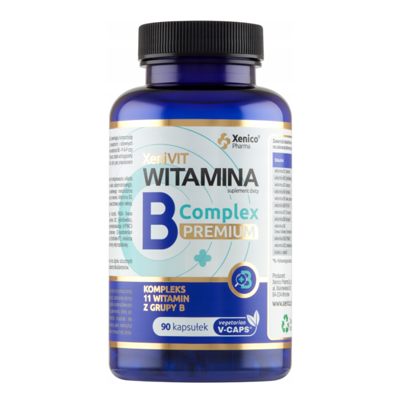 Witamina B Complex Premium 90 kapsułek Xenico